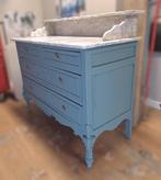 Prachtige Queen Ann commode Eucalyptus White Marble 1890, Kinderen en Baby's, Kinderkamer | Commodes en Kasten, Ophalen, 50 tot 70 cm