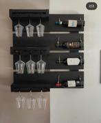 Stijlvol Wijnrek voor aan de Muur, Huis en Inrichting, Woonaccessoires | Wijnrekken, Ophalen, Gebruikt, Hout, 75 cm of meer