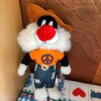 Sylvester peace knuffel vintage 1998 hippie 37 cm, Ophalen of Verzenden