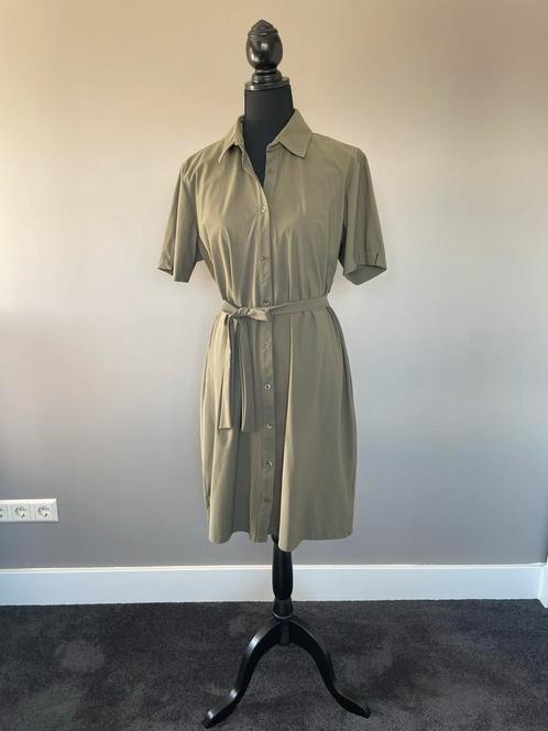 Jurk Donna Due, maat XL, groen/khaki., Kleding | Dames, Jurken, Zo goed als nieuw, Maat 46/48 (XL) of groter, Groen, Ophalen of Verzenden