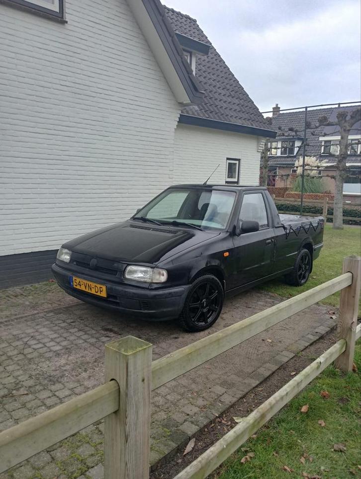 Skoda Felicia 1.3 LX Pick-up 2000, Auto's, Bestelauto's, Particulier, Overige merken, LPG, Handgeschakeld, Origineel Nederlands