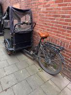 Elektrische Bakfiets met Huif, Fietsen en Brommers, Fietsen | Bakfietsen, Gebruikt, Elektrisch, 2 kinderen, Ophalen