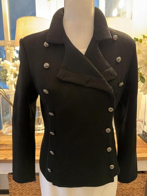 Marc Cain Zwarte, jas/jasje Marc Cain, 38/M/nr3, ZGAN., Kleding | Dames, Jasjes, Kostuums en Pakken, Zo goed als nieuw, Jasje