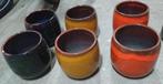 Bloempotten binnen 12 cm Vintage retro look, Tuin en Terras, Bloempotten, Rond, Binnen, Ophalen of Verzenden, Zo goed als nieuw