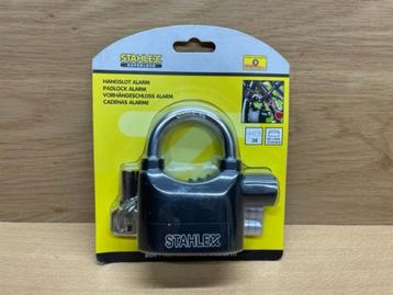 Hangslot met alarm 65mm. beschikbaar voor biedingen