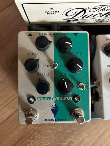 Iceberg effects Stratum Bluesbreaker en Klon overdrive