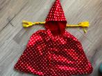 Rood met witte stippen verkleedcape roodkapje?, Ophalen of Verzenden, Zo goed als nieuw, 104 of kleiner, Jongen of Meisje