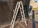Altrax vouwladder 4x3, Doe-het-zelf en Verbouw, Ladders en Trappen, Ophalen, Gebruikt, Ladder, Opvouwbaar of Inschuifbaar