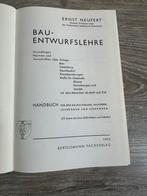 Neufert Bau-entwurfslehre 1973 Bouwkunde Architectuur, Ophalen of Verzenden, Gelezen, Architectuur algemeen