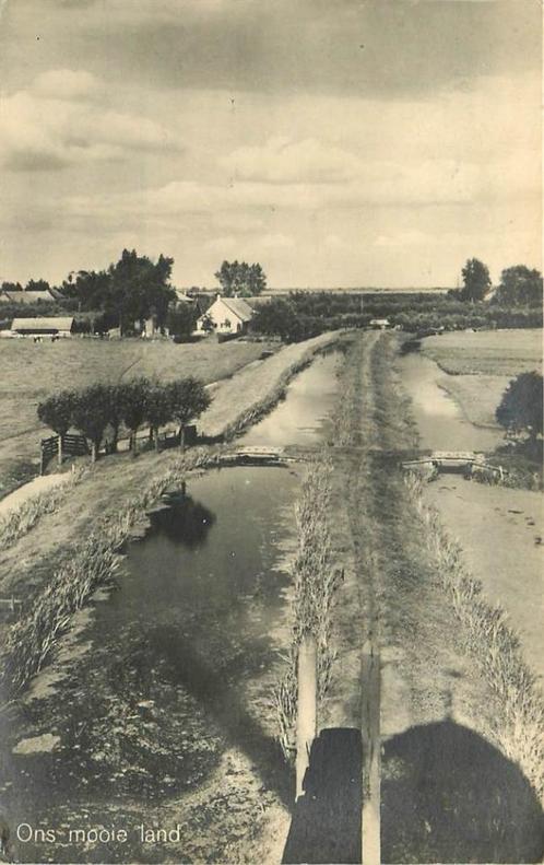 (304-012-001) Vlist ZH Polderlandschap Ons mooie land, Verzamelen, Ansichtkaarten | Nederland, Zuid-Holland, Verzenden