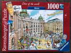 Legpuzzel 1.000 st. Fleroux - Wenen - Cities of the World, Ophalen, 500 t/m 1500 stukjes, Gebruikt, Legpuzzel