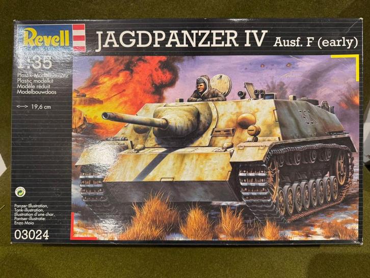 Revell 3024 1/35 German Jagdpanzer IV L70 lang early version, Hobby en Vrije tijd, Modelbouw | Auto's en Voertuigen, Nieuw, Tank