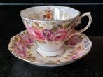 Royal Albert dames koffiekop en schotel Serena, Antiek en Kunst, Antiek | Servies los, Ophalen of Verzenden