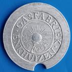 Gaspenning Enkhuizen (aluminium), Postzegels en Munten, Penningen en Medailles, Nederland, Overige materialen, Verzenden