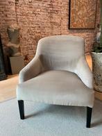 Velours fauteuil van Atlas, Huis en Inrichting, Ophalen, Minder dan 75 cm, Zo goed als nieuw, 50 tot 75 cm