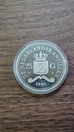 Schaarse 25 gulden nederlandse antillen proof, Ophalen of Verzenden, Overige landen, Zilver