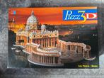 MB Puzzel 3D Sint-Pieter Rome, Ophalen of Verzenden, Meer dan 50 stukjes, Gebruikt, 6 jaar of ouder