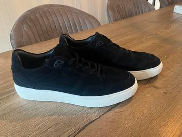Manfield suède sneakers donkerblauw maat 44 beschikbaar voor biedingen