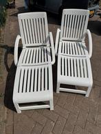 2 ligbedden voor in de tuin, Tuin en Terras, Ophalen, Gebruikt