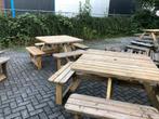 Rockwood Picknicktafels van 3 Meter - 2.40 meter - 180cm -, Tuin en Terras, Gebruikt, Rechthoekig, Hout, Ophalen