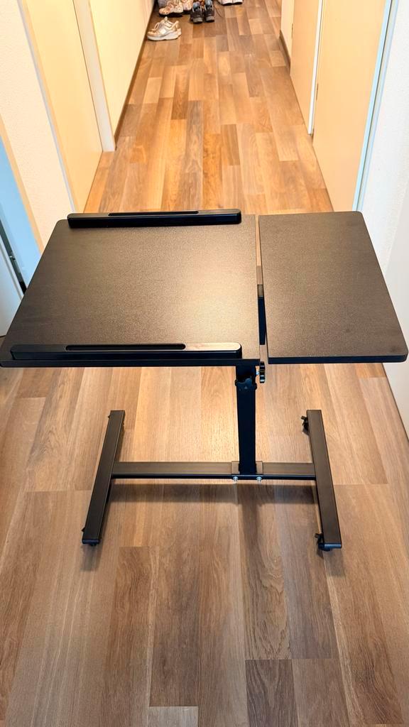 Verstelbaar Laptoptafeltje - ZGAN, Computers en Software, Laptoptafels, Zo goed als nieuw, In hoogte verstelbaar, Ophalen