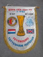 Wedstrijdvaan Feyenoord - Tottenham Hotspur 1983, Ophalen of Verzenden, Zo goed als nieuw, Feyenoord, Vaantje of Sjaal