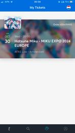 Miku Expo AFAS Live Ticket, Tickets en Kaartjes, Concerten | Pop, Oktober, Eén persoon