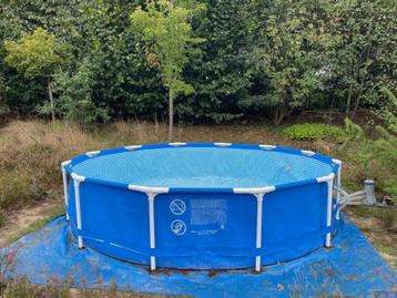 Intex zwembad inclusief filterpomp - 366 x 76cm - 3 jaar oud beschikbaar voor biedingen