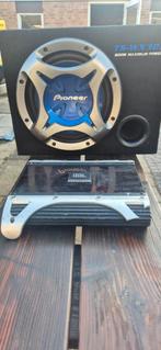 Pioneer subwoofer TS-WX301 met JBL gto75.2 versterker, Auto diversen, Autospeakers, Ophalen of Verzenden, Gebruikt