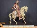 Art deco Zamak beeld van Arabische ruiter, Antiek en Kunst, Ophalen