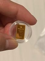 Degussa goudbaar 1 gram 999.9, Postzegels en Munten, Edelmetalen en Baren, Ophalen of Verzenden, Goud
