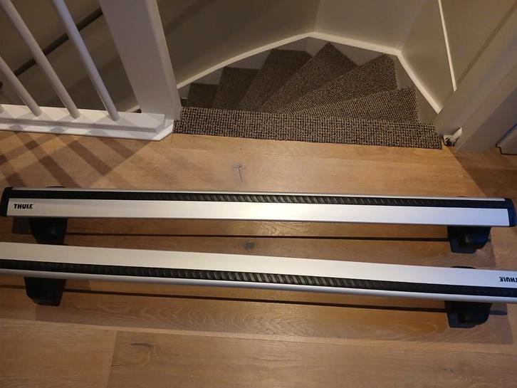 Thule dakdragers/wingbars 132cm breedt., Auto diversen, Dakdragers, Zo goed als nieuw, Ophalen of Verzenden