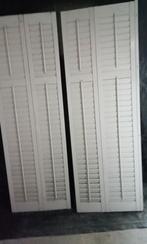 DIVERSE SCHUTTERS WIT  CREME BINNENLUIKEN DIVERSE MATEN, Huis en Inrichting, Stoffering | Gordijnen en Lamellen, Ophalen, Gebruikt