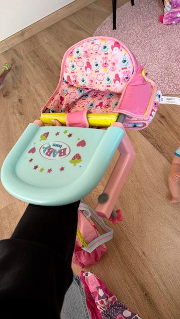 Baby Born Set: Slaapzak, Tas & Tafelstoel beschikbaar voor biedingen
