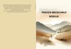 Preken meeschrijf boekje, Ophalen of Verzenden, Nieuw