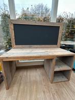 steigerhouten kindertafel met magnetisch krijtbord, Ophalen, Gebruikt, Tafel(s)
