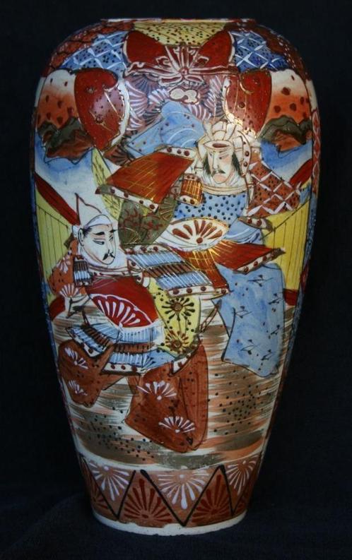 Satsuma vazen 2 oude, Antiek en Kunst, Kunst | Niet-Westerse kunst, Ophalen of Verzenden