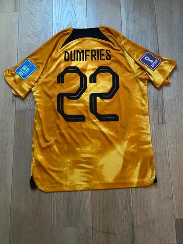 Nederland Thuisshirt 2022 – Dumfries #22 – Maat M beschikbaar voor biedingen
