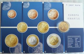 Europa kwartje 2003 FDC beschikbaar voor biedingen