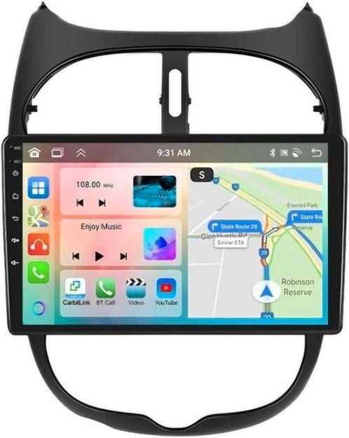 Peugeot 206 Radio CarPlay & Android auto, Auto diversen, Autoradio's, Nieuw, Ophalen of Verzenden