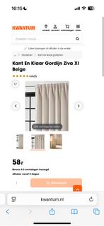 Kant en klaar gordijn Ziva XI Beige kwantum, Huis en Inrichting, Ophalen of Verzenden, Nieuw, Beige, 200 cm of meer