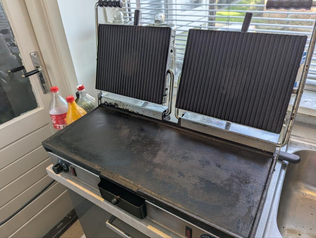 Milan Toast dubbele panini / tosti grill – horeca kwaliteit, Ophalen
