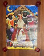 Vintage Sinterklaas poster, Ophalen of Verzenden, Zo goed als nieuw
