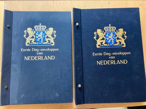 Nederland 2 eerstdag envelop albums, met FDC,s 1978-1987, Postzegels en Munten, Postzegels | Toebehoren, Verzamelalbum, Ophalen of Verzenden