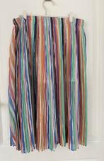 Zara halflange midi chiffon plooirok zomer strepen rok S 36, Overige kleuren, Zara, Ophalen of Verzenden, Zo goed als nieuw