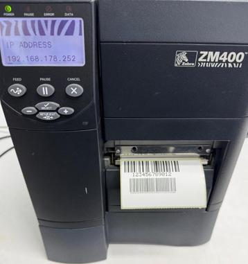 Zebra ZM400 Thermische Printer 300 dpi beschikbaar voor biedingen