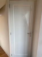 2 stompe paneeldeuren, Doe-het-zelf en Verbouw, Deuren en Horren, Ophalen, Zo goed als nieuw, Binnendeur, 200 tot 215 cm