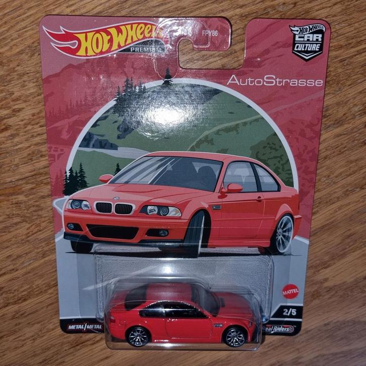 230 - Hotwheels BMW M3 E46 in verpakking., Hobby en Vrije tijd, Modelauto's | Overige schalen, Nieuw, Auto, Ophalen of Verzenden