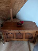 Eiken dekenkist, Huis en Inrichting, Minder dan 50 cm, Gebruikt, 50 tot 100 cm, Ophalen of Verzenden