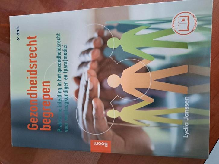 Lydia Janssen - Gezondheidsrecht begrepen, Boeken, Schoolboeken, Zo goed als nieuw, Nederlands, Overige niveaus, Ophalen of Verzenden